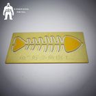 Wodoodporne złoto metalowe wizytówki, brązowa metaliczna złota karta różne cieniowanie