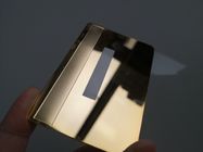 Metalowe wizytówki lustrzane, ze stali nierdzewnej Złoto Srebrne karty biznesowe