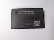 Szczotkowana karta RFID  1k Nfc Metal dla banku