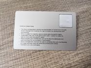 Chip kontaktowy RFID Nfc N-tage213 Metalowa szczotkowana karta do drzwi