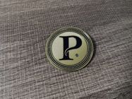 0,3 mm metalowa etykieta złota tabliczka na logo marki torebki jeansowe