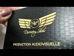 Custom Metal Black Card Deep Etching Logo Debossed Texture