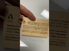 Wooden Business/Membership/Tool Card