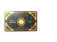 Mosiężna złota metalowa karta członkowska Grawerowanie laserowe Matowa czerń Grubość 0,8 mm