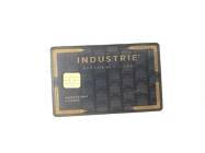Matowa, pozłacana metalowa karta członkowska ze stali nierdzewnej z niestandardowym logo