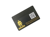 CR80 IC NFC RFID Metalowa karta kredytowa Matowe czarne logo OEM