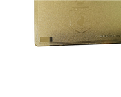 0.8mm Członkostwo Karta VIP Kod QR Panel podpisu Metalowe złoto matowe