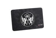 Rozmiar karty kredytowej Stal Mosiądz Metal Czarna karta Grawerowanie laserowe Logo Sitodruk