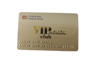 Dostosuj drukowanie Nazwa karty Pvc Wytłoczony numer Złota karta kredytowa