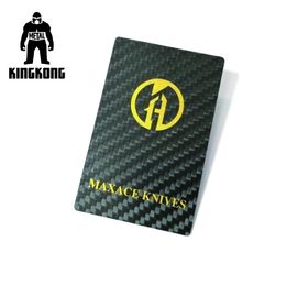 Carbon Fibre Gift Identyfikacja Pvc Silkscreen Logo z nadrukiem Dostosowane