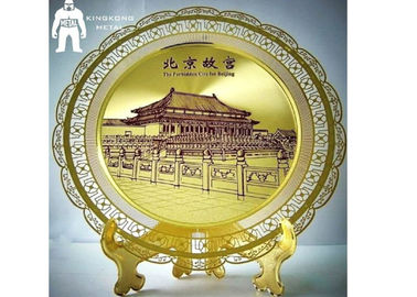 Artwork Souvenir Metalowy złoty medal Silver Plated Furnishing Home Decoration