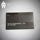 Dostawa fabrycznie metalowej karty Niestandardowe logo pistolet Plated Metalowa wizytówka ze stali nierdzewnej