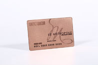 Niestandardowa metalowa karta członkowska ze stali nierdzewnej do błyszczącego wykończenia biznesowego