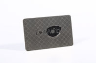 Niestandardowe bezstykowe inteligentne metalowe karty RFID / wizytówki NFC o grubości 0,8 mm