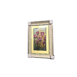 Kwadratowy wystrój Złoty Oprawiony Wall Art Dla Sypialnia 500 x 700 mm Współczesny