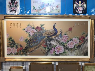 Custom Hotel Dekoracyjna metalowa ramka na zdjęcia Wall Art Cloisonne Paint Enamel