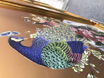 Custom Hotel Dekoracyjna metalowa ramka na zdjęcia Wall Art Cloisonne Paint Enamel