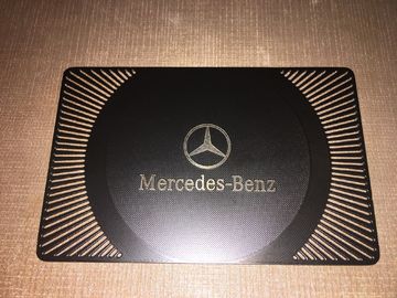 Metalowa karta RFID kontroli dostępu z chipem 1K kompatybilnym z 13,56 MHz