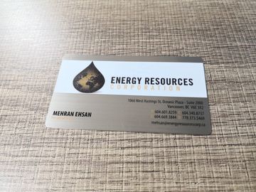 CR80 Metalowe wizytówki ze stali nierdzewnej Złoty srebrny matowy czarny pędzel