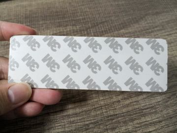 Polerowana stal nierdzewna Wizytówki Nazwa Odznaka Marka Tabliczka Metalowa aluminiowa zawieszka z naklejką 3M