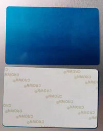 Polerowana stal nierdzewna Wizytówki Nazwa Odznaka Marka Tabliczka Metalowa aluminiowa zawieszka z naklejką 3M