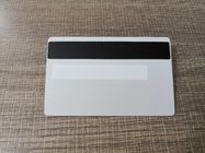 Biała magnetyczna metalowa wizytówka o grubości 0,4 mm
