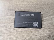 Szczotkowana karta RFID  1k Nfc Metal dla banku