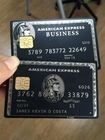 Niestandardowa metalowa karta bankowa 0,8 mm z paskiem magnetycznym SLE4442