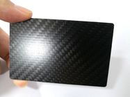 Zwykły Twill Carbon Fibre NFC N-tage216 Metalowa karta RFID