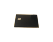 Lustrzana złota srebrna czerwona czarna pusta metalowa karta kredytowa z gniazdem na chip