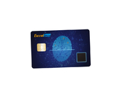 High Security Inteligentna karta odcisków palców Dostęp do danych biometrycznych Karta kredytowa