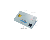 High Security Inteligentna karta odcisków palców Dostęp do danych biometrycznych Karta kredytowa
