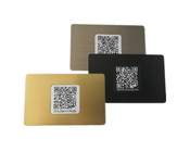 N-tage213/215/216 Nfc Metalowa karta RFID Dostosowana czarna srebrna