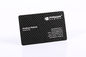 Odporne na zarysowania czarne wizytówki PCV, karty z włókna węglowego 85x54x0,5 mm