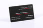 Odporne na zarysowania czarne wizytówki PCV, karty z włókna węglowego 85x54x0,5 mm