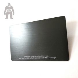 Blank Real Estate Gold Black Aluminium Wizytówki High Technique Laser Engraved